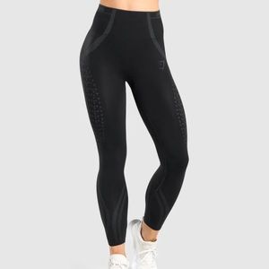 Gymshark Apex Seamless Leggings - Black/Grey
